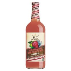 Tres Agaves Mixers Organic Strawberry Margarita Mix, 12 Each, 1 Per Case | SKU: 776913 | UPC: 854125003220