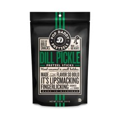 Pop Daddy Seasoned Pretzels - Dill Pickle, 7.5 Ounce, 12 Per Case | SKU: 775597 | UPC: 855206005324
