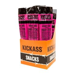 Kickass Beef Jerky Honey Bbq Flavored Snack Sticks, 2 Ounce, 240 Per Case | SKU: 772791 | UPC: 857613008059