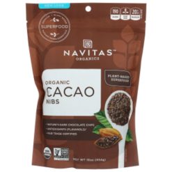 Navitas Organics Organic Cacao Nibs, 16 Ounces, 6 Per Case | SKU: 719382 | UPC: 858847000697