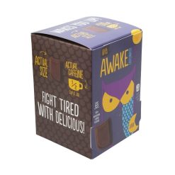 Awake Singles Caffeinated Dark Chocolate Bites, 0.48 Ounces, 300 Per Case | SKU: 673628 | UPC: 891325004589
