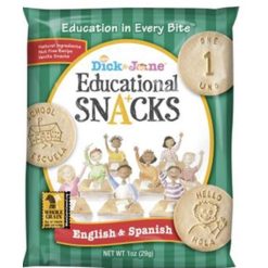 Dick And Jane English & Spanish Educational Snack Crackers, 1 Ounces, 120 per Case | SKU: 651944 | UPC: 894123002146