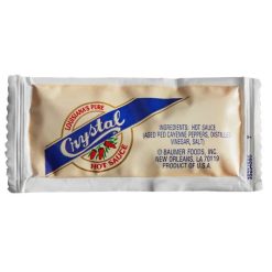 Crystal Louisiana Pure Hot Sauce, 7 Gram, 200 Per Case | SKU: 350605 | UPC: 048400009544