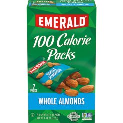 Emerald Natural Almonds, 0.63 Ounce, 7 Per Box, 12 Boxes Per Case | SKU: 573874 | UPC: 010300343257