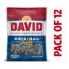 David Roasted & Salted Original Jumbo Sunflower Seeds, 5.25 Ounce, 12 Per Case | SKU: 604380 | UPC: 026200238920