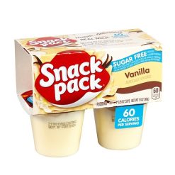 Snack Pack Sugar Free Vanilla, 13 Ounce, 12 Per Case | SKU: 544962 | UPC: 027000419052