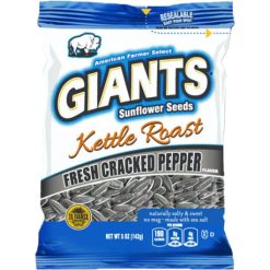 Giants Kettle Fresh Cracked Pepper Seeds, 5 Ounces, 12 Per Case | SKU: 703564 | UPC: 038093245008
