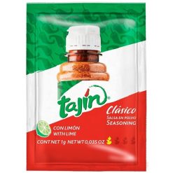 Tajin Clasico Seasoning Single Serve Packet, 0.035 Ounce, 1000 Per Case | SKU: 721856 | UPC: 633148288063