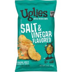 Uglies Salt & Vinegar Kettle Chips, 2 Ounce, 24 Per Case | SKU: 777656 | UPC: 785654261044
