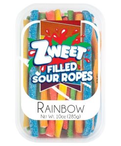 Zweet Sour Ropes Rainbow Master, 10 Ounce, 24 Per Case | SKU: 779100 | UPC: 794711001899