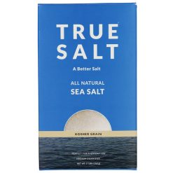 True Salt Kosher Grain Sea Salt Box, 3 Pound, 12 Per Case | SKU: 745390 | UPC: 850005398202
