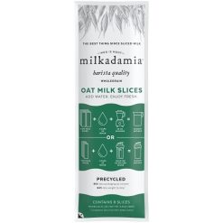 Milkadamia Oat Milk Slices, 4.5 Ounce, 9 Per Pack, 10 Per Case | SKU: 811206