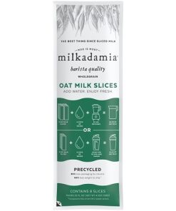 Milkadamia Oat Milk Slices, 4.5 Ounce, 9 Per Pack, 10 Per Case | SKU: 811206