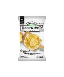 Deep River Snacks Original Sea Salt Kettle Potato Chips Bulk, 16 Ounce, 10 Per Case | SKU: 692416 | UPC: 850668000108