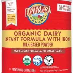 Earths Best Organic Dairy Milk Based Powder Infant Formula, 23.2 Ounce, 4 Per Case | SKU: 737879 | UPC: 023923100442