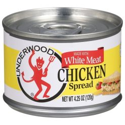 Underwood White Meat Chicken Spread, 4.25 Ounce, 24 Per Case | SKU: 486001 | UPC: 047800000212
