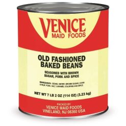 Venice Maid Baked Old Fashion Beans, 114 Ounce, 6 Per Case | SKU: 444265 | UPC: 074370710012