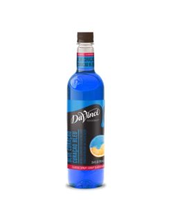 Davinci Gourmet Syrup Blue Curacao, 750 Milliliter, 4 Per Case | SKU: 668112 | UPC: 737384002602
