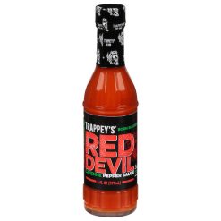 Trappey Red Devil Cayenne Pepper Hot Sauce Bottle, 6 Fluid Ounce, 24 Per Case | SKU: 374090 | UPC: 748159107309