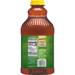 Mott s 100% Natural Apple Juice, 64 Fluid Ounces, 8 Per Case | SKU: 348010 | UPC: 148003165651