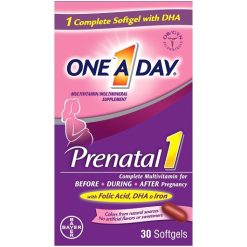 One-A-Day Prenatal Softgels, 30 Piece, 3 Per Box, 8 Per Case | SKU: 749541