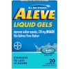 Aleve Liquid Gel, 20 Count, 12 Per Pack, 3 Per Case | SKU: 735382 | GTIN: 50025866591931