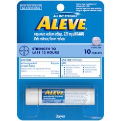 Aleve Tablets, 10 Piece, 6 Per Pack, 6 Per Case | SKU: 735379 | UPC: 025866592414 | GTIN: 50025866592419