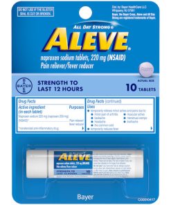 Aleve Tablets, 10 Piece, 6 Per Pack, 6 Per Case | SKU: 735379 | UPC: 025866592414 | GTIN: 50025866592419
