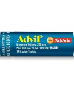 Advil Ibuprofen Tablets 200 mg, 10 Coated Tablets, 12 Per Pack, 12 Per Case | SKU: 513749 | UPC: 305730151122 | GTIN: 50305730151127