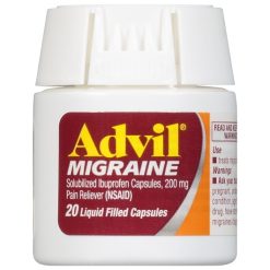 Advil Migraine, 20 Capsule, 6 Per Pack, 12 Per Case | SKU: 513773 | UPC: 305730168205 | GTIN: 50305730168200