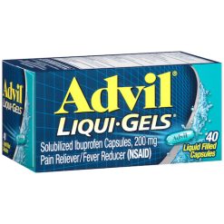 Advil Liquid Gels, 40 Count, 6 Per Pack, 6 Per Case | SKU: 513769 | GTIN: 50305730169306
