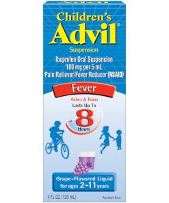 Advil Childrens Suspension Liquid Grape, 4 Ounce, 3 Per Pack, 12 Per Case | SKU: 513783 | UPC: 305730171304 | GTIN: 50305730171309