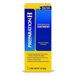 Preparation H Hemorrhoidal Ointment, 1 Fluid Ounce, 3 Per Box, 12 Per Case | SKU: 698215 | UPC: 305732871936