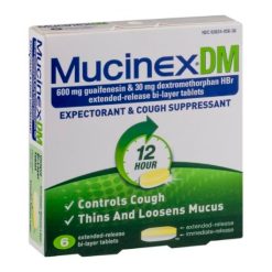 Mucinex Dm Regular Strength Blister Pack, 6 Each, 24 Per Case | SKU: 529669