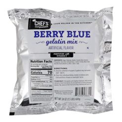 Chefs Companion Berry Blue Flavored Gelatin Mix, 24 Ounce, 12 Per Case | SKU: 618988 | UPC: 719098536345