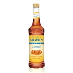 Monin Caramel Syrup, 750 Milliliter, 12 Per Case | SKU: 399151 | UPC: 738337060113