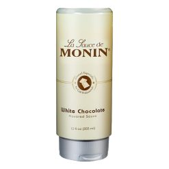 Monin White Chocolate Sauce, 12 Ounces, 6 Per Case | SKU: 506820 | UPC: 738337882586