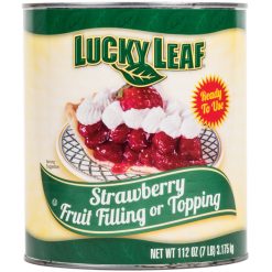 Lucky Leaf Strawberry Fruit Pie Filling Or Topping, #10 Can, 6/Case | SKU: 439714 | UPC: 400010003495