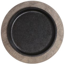 Lodge Round Wood Walnut Stain L5OGH3 and L5SK3 Underliner, 6 Per Case | SKU: 632124 | UPC: 075536081601