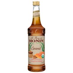 Monin Organic Caramel Syrup, 750 Milileter, 6 Per Case | SKU: 474015 | UPC: 738337882807