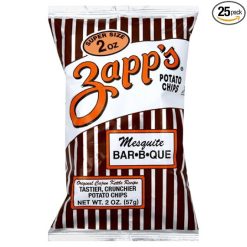 Zapp s Potato Chips Mesquite Bar-B-Que, 2 Ounces, 25 Per Case | SKU: 664445 | UPC: 083791020044