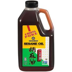 Kikkoman Non Gmo 100% Sesame Oil, 40 Oz (Pack of 4) | SKU: 674306 | UPC: 041390017025