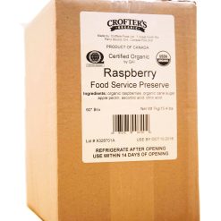 Crofters Organic Jelly Raspberry Food Service Preserve, 7.2 Kilogram, 1 Box | SKU: 680433 | UPC: 067275007202