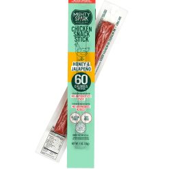 Mighty Spark Chicken Snack Sticks in Honey & Jalapeno, 1 Oz., 48/Case | SKU: 716495 | UPC: 854147008074