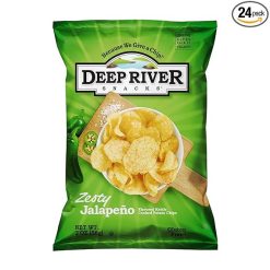 Deep River Snacks Zesty Jalapeno Kettle Potato Chips, 1.375 Ounce, 48 Per Case | SKU: 692408 | UPC: 816346020288