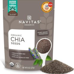 Navitas Organics Chia Seeds, 8 Ounce, 12 Per Case | SKU: 719369 | UPC: 858847000284