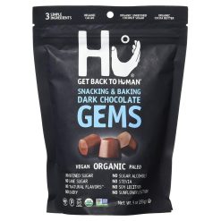 Hu Dark Chocolate Gems, Baking & Snacking, 9 Oz (6 Per Case) | SKU: 740270 | UPC: 850180006756