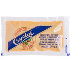 Crystal Hot Sauce, Portion Pack, 3 Gram, 200 Case | SKU: 350602 | UPC: 048400009537
