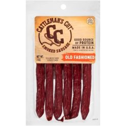Cattlemen s Cut Old Fashion Smoked Sausages, 3 Ounce, 8 Per Pack, 8 Per Case | SKU: 666662 | UPC: 044900301553