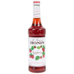 Monin Raspberry Flavor Syrup Glass, 750 ml, 12 Per Case | SKU: 399135 | UPC: 738337056277